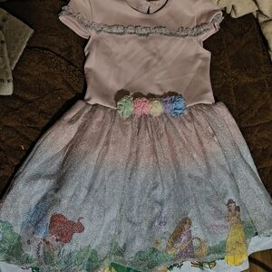 Disney Pink Princess Dress with Multicolor Accents